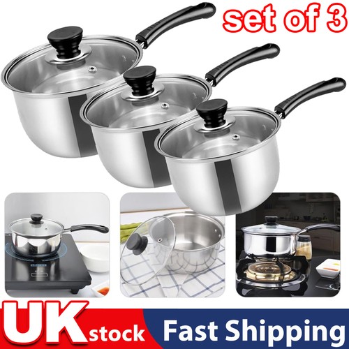 Pan set stainless steel - set,