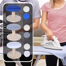 Round ironing stool - ironing, wooden