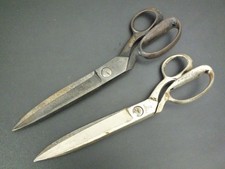 2 PAIRS VINTAGE 12" SCISSORS