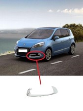 FRONT BUMPER FOGLIGHT GRILLE CHROME MOLDING TRIM LEFT FOR RENAULT SCENIC 12-16