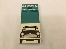 AUSTIN MINI  / COOPER MK1 Colour and trim combinations. VGC. Early models.