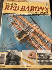 Build  RED BARON FIGHTER PLANE ~ Magazine & Parts ~ 1-100 Check Availability