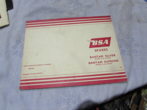 1967 bsa bantam silver d10 - 1967,