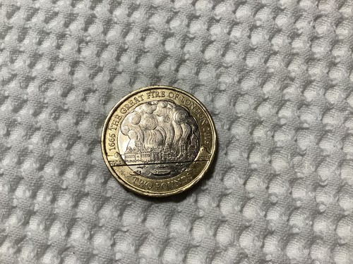 Great fire london 2 coin - great,