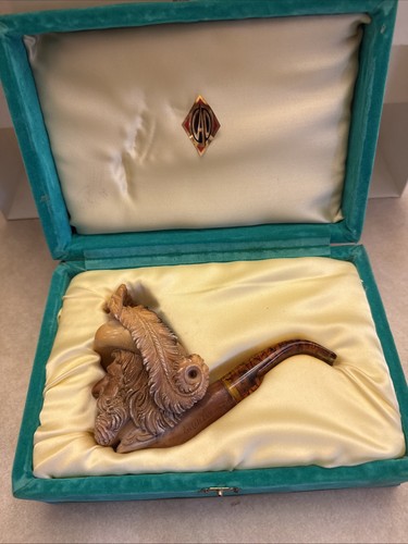 Antique meerschaum pipe - meerschaum,