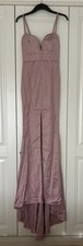 Rose Blush Pink Fishtail Maxi