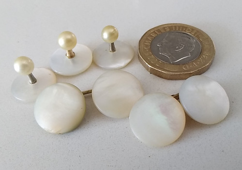 Antique mother pearl - of,
