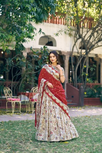 Lehenga choli dupatta wear - choli, for
