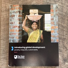 Open University D229 Book 1 - Introducing Global Development Free Delivery