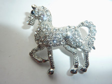 SWAROVSKI HORSE BROOCH
