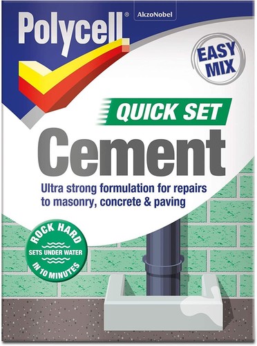 Polycell quick set - quick, cement