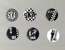6 Ska Skinhead Badge s