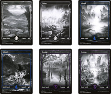 [MTG] Innistrad: Midnight Hunt Full Art Basic Lands (Regular / Foil) (MID) (NM)