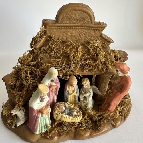 Vintage christmas nativity - christmas,