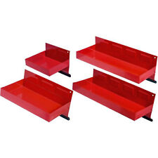 Neilsen 4pc Workshop Magnetic Tool Holder Shelves Parts Storage Tray Rack Set