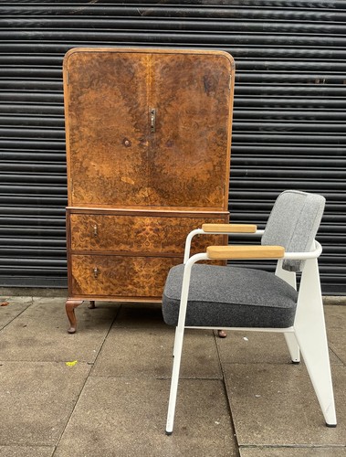 Beautiful antique burr walnut - antique,