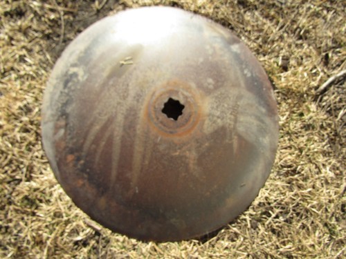 Vtg farm implement disc - jd,
