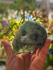 💜 Large FLUORITE SKULL 8.11