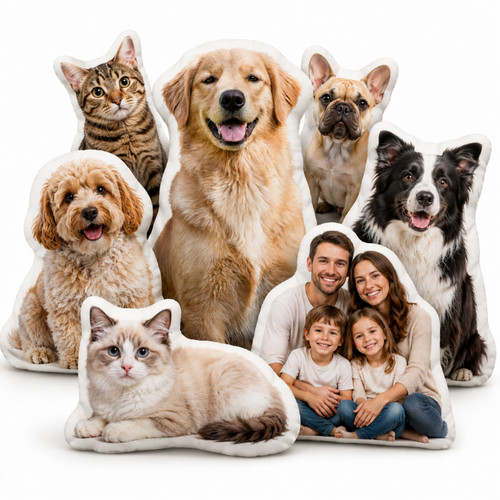 Personalised pet photo pillow - personalised,