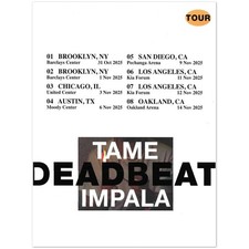 Tame Impala Deadbeat Tour 2025