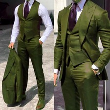 Mens 3 Piece Slim Fit Wedding