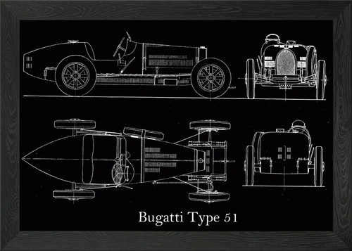 Bugatti type blueprint - bugatti, 51