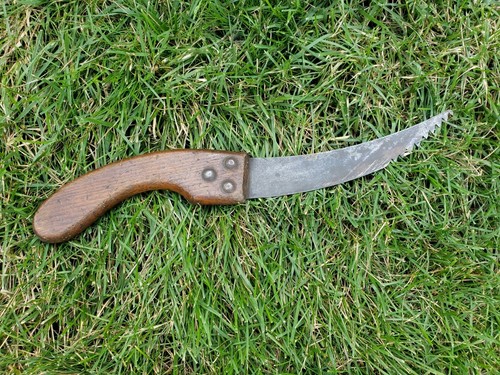 Antique primitive curved - antique,