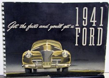 1941 Ford Dealer Album Super De Luxe Special Woody Pickup Truck Panel COE Bus