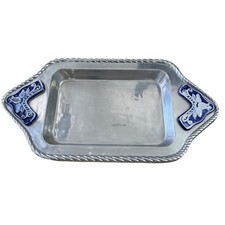 Vintage Solid Pewter Server