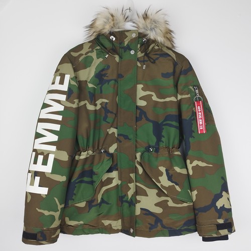 Bershka camouflage parka - bershka,