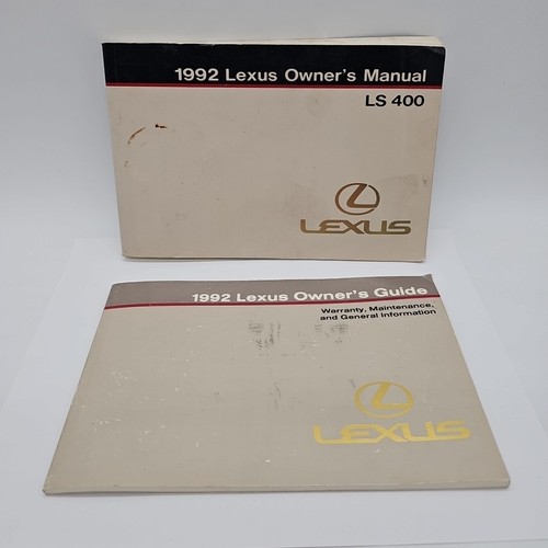 Lexus 1992 ls400 owner - 1992, owner’s