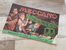 Meccano 1951 instructions for outfit number 1  #51.1