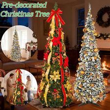 6ft pre lit - 6ft, christmas