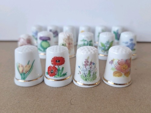 Flower thimble collection - flower,