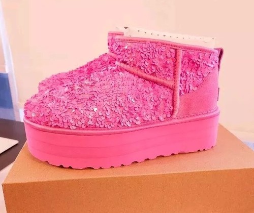 Ugg pink sequin - boots, 6