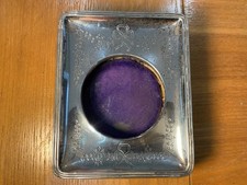 Edwardian Sterling Silver Pocket Watch Holder / Stand - 1908.