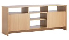 Habitat Turin 2 Door Extra Large TV Unit - Oak Effect | Media Storage Cabinet
