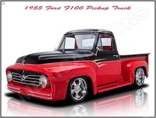 1955 Ford F100 Hot Rod Pickup