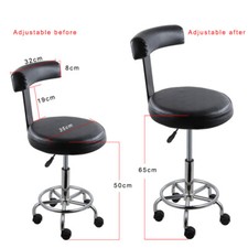 Rolling Swivel Salon Stool