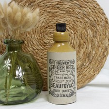 Antique stoneware ginger beer - antique,