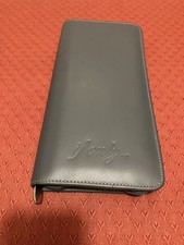 Grey Leather Holiday Travel