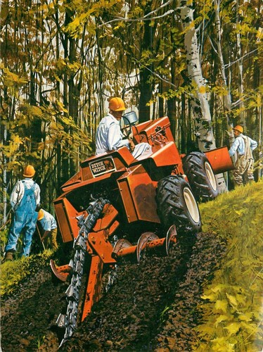 Advertising postcard ditch - advertising,