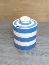 T.G. Green Original Cornishware Preserve / Jam Pot ~ Vintage Cornish Blue ~ 8cm