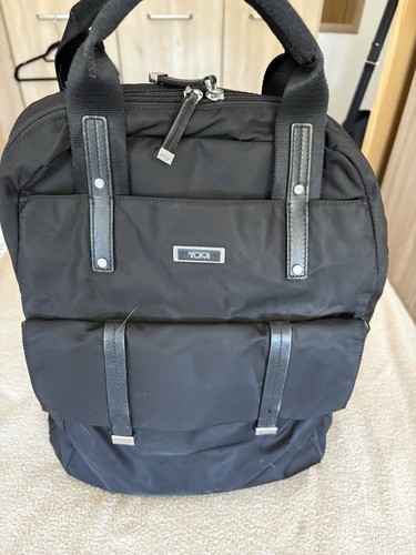 Ladies black tumi backpack - tumi,