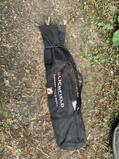 Lichfield Cascade 6DLX 6 person tent, grey/blue. 3 bedrooms, large living area