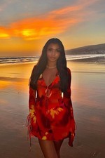 Rat & boa Dali mini dress