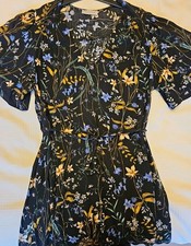 Matalan Papaya Women's Floral Dress With Short Sleeves Size 12 Used
