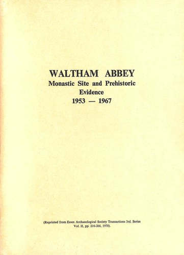 Waltham abbey monastic - waltham,