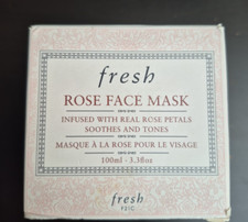 Fresh Rose Face Mask Infused with Real Rose Petals 100ml New In Box