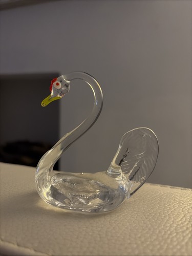Vintage murano glass swan - vintage,,